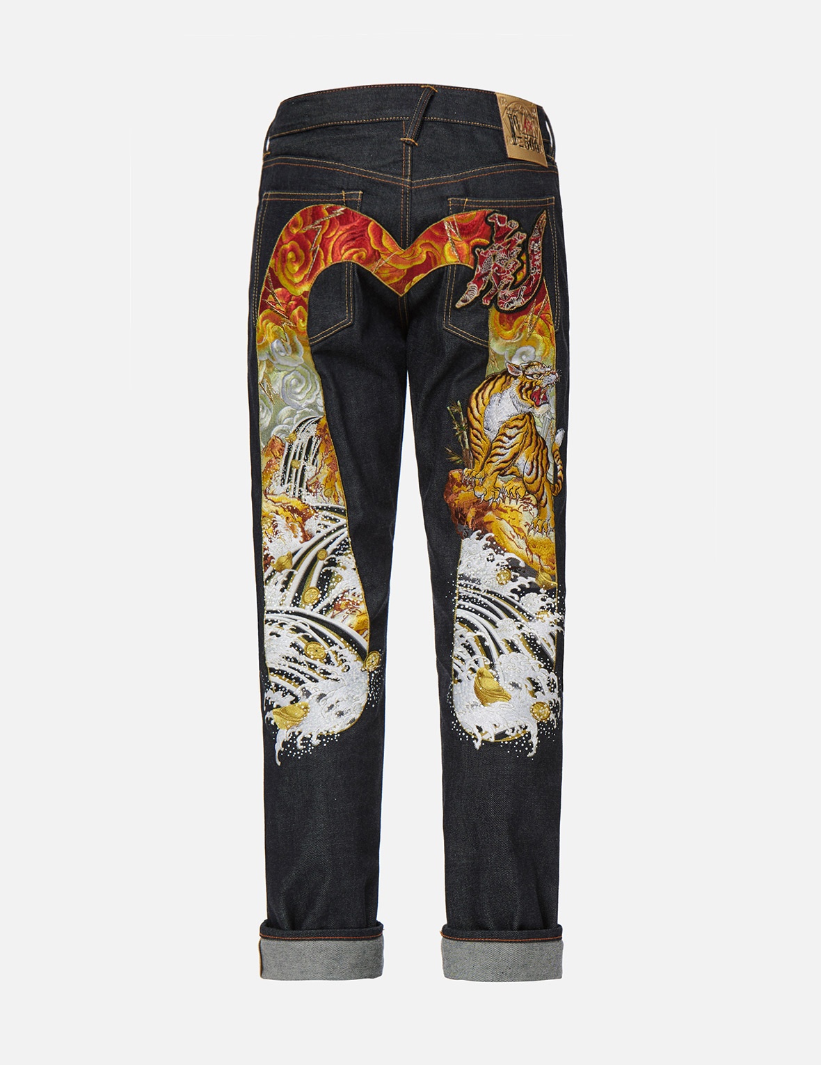 2022 GOLD EDITION “YEAR OF THE TIGER” CARROT-FIT DENIM JEANS #2017 - 2
