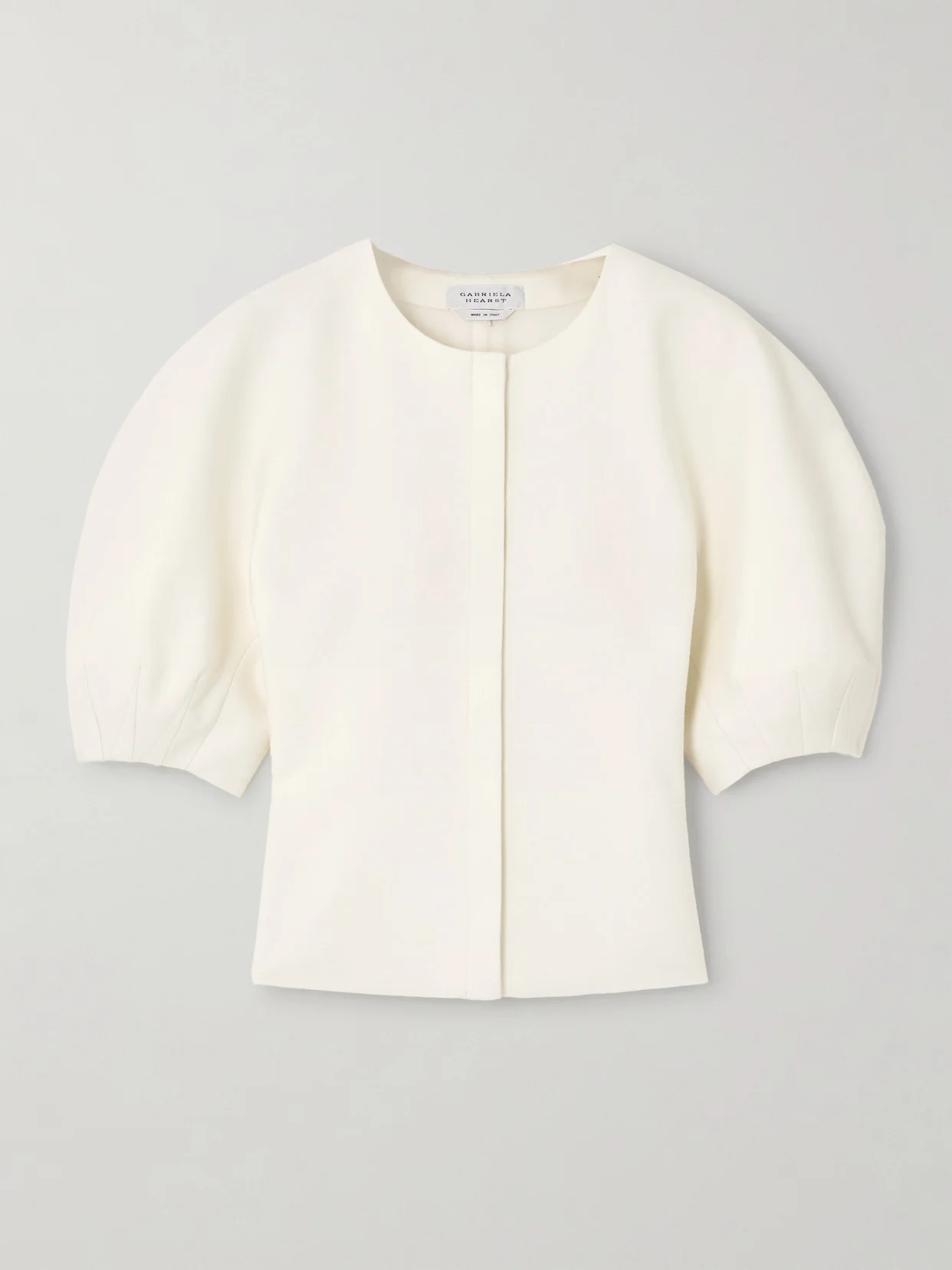 Waverly Wool-crepe Blouse - 1
