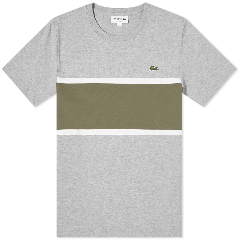 Lacoste Colour Block Tee - 1