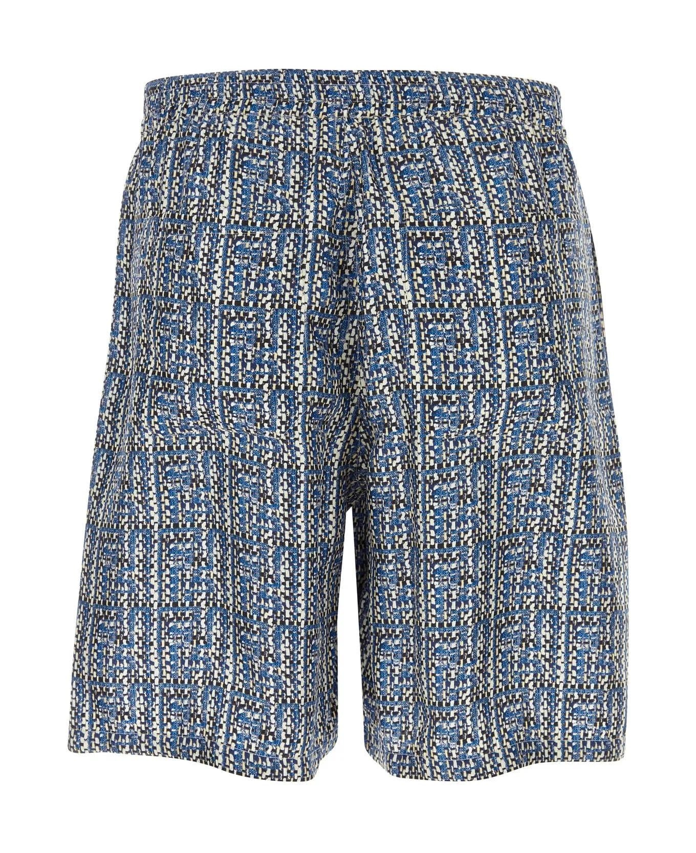 Printed Silk Bermuda Shorts - 2