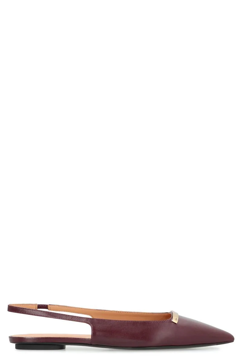 Tod'S Pointy-Toe Slingback Ballet Flats - 1