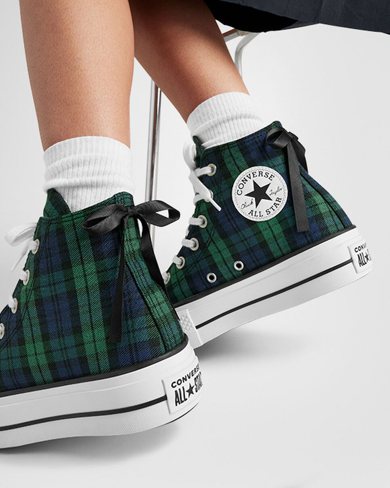 Chuck Taylor All Star Lift Platform Plaid 10
