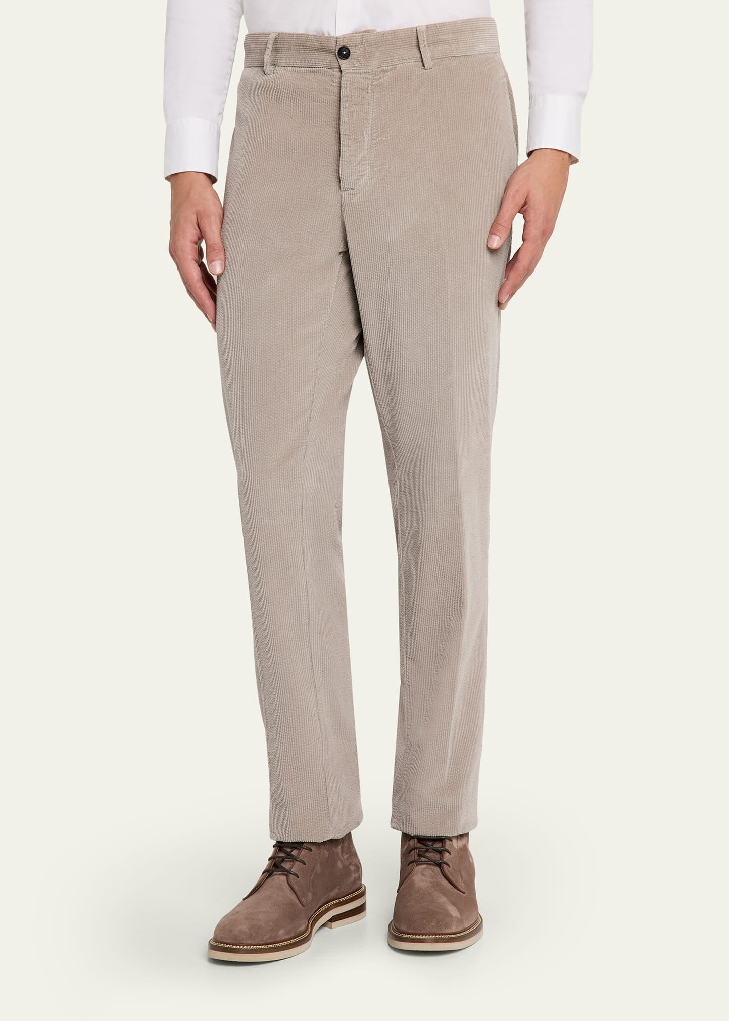 Men's Cotton Corduroy Trousers - 4