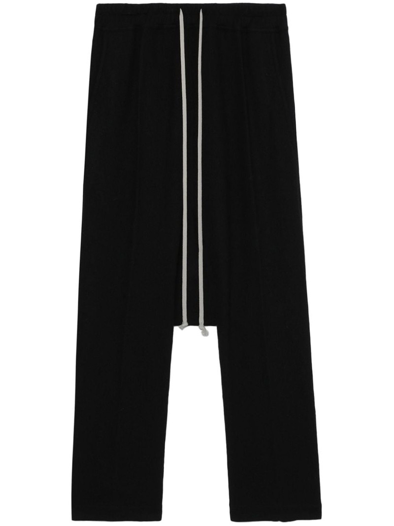 drawstring drop-crotch trousers 1