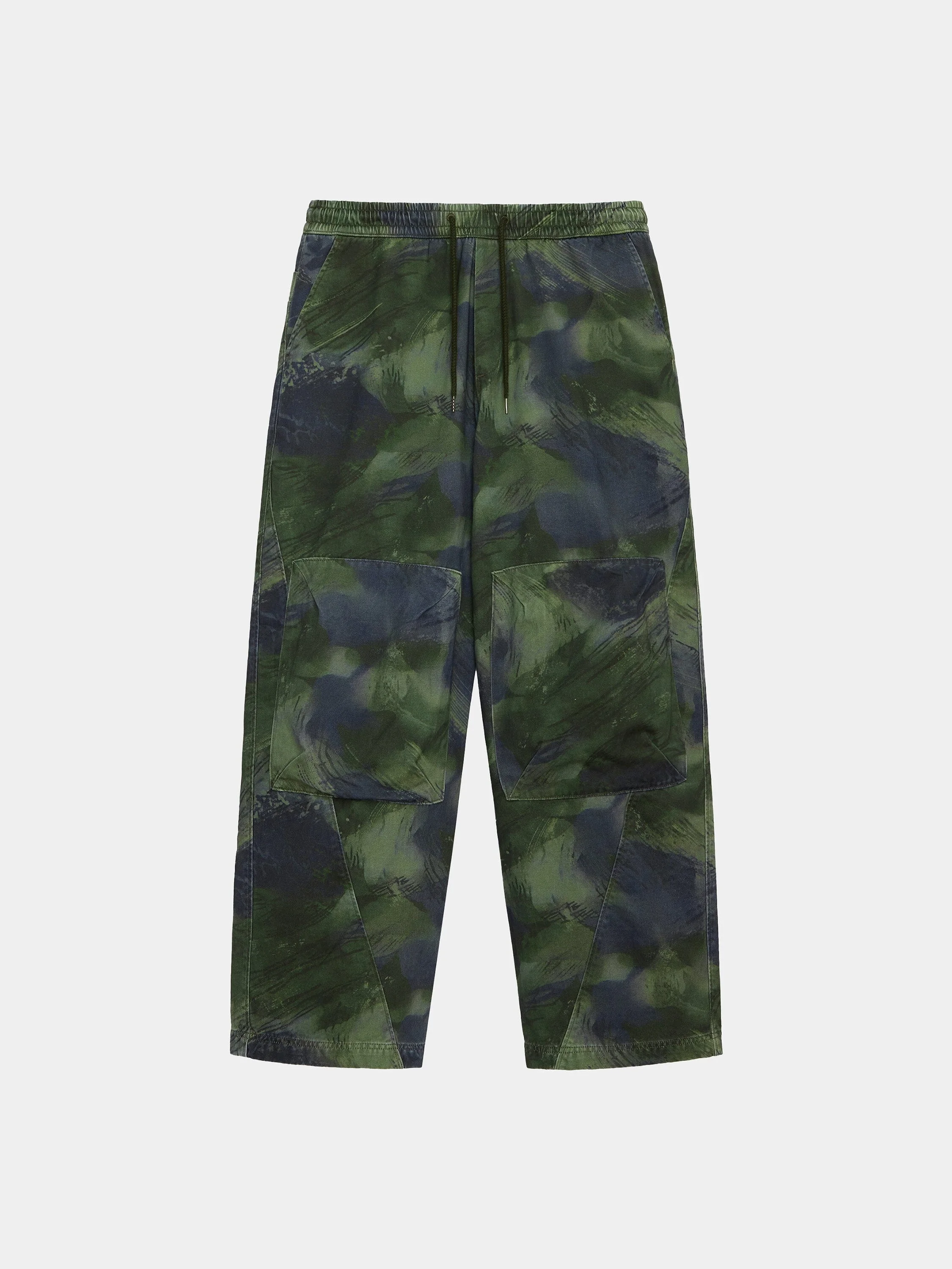 OVERSIZED WASHED PANT (OLIVE RD CAMO) - 1