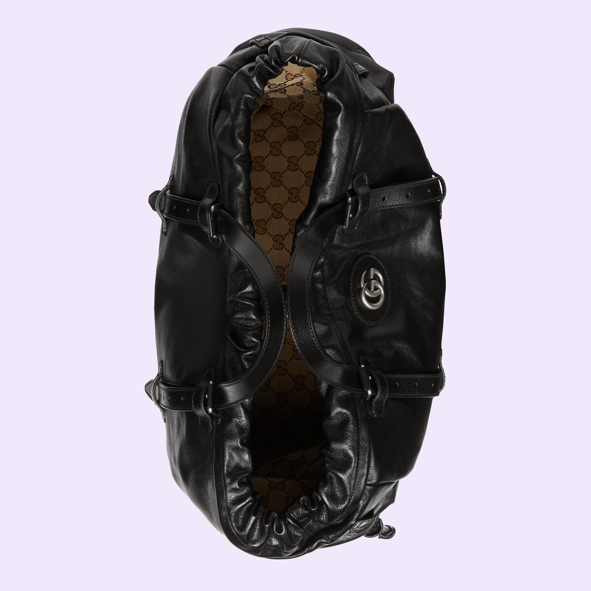 Drawstring tote bag with tonal Double G - 7