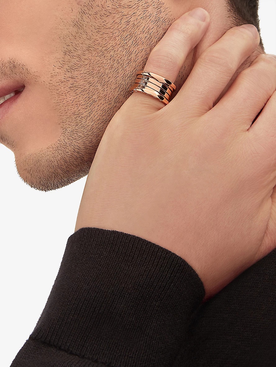 B.zero1 four-band 18ct rose-gold ring - 2