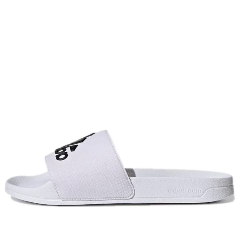 adidas adilette 샤워 슬라이드 '화이트 블랙'gz3775 - 1