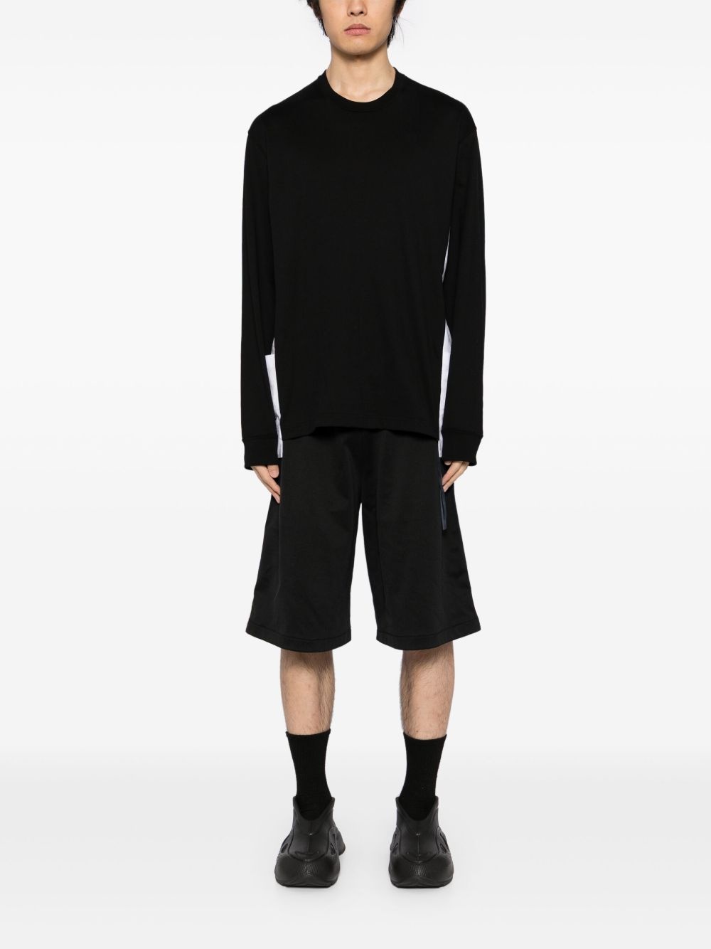 panelled T-shirt - 2