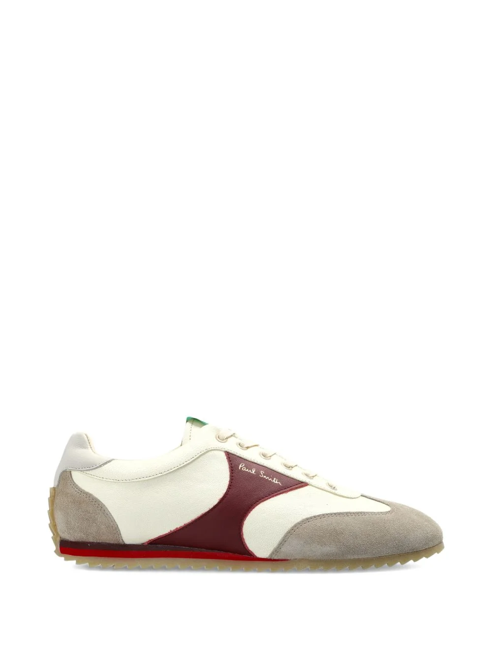 suede panelled sneakers - 1