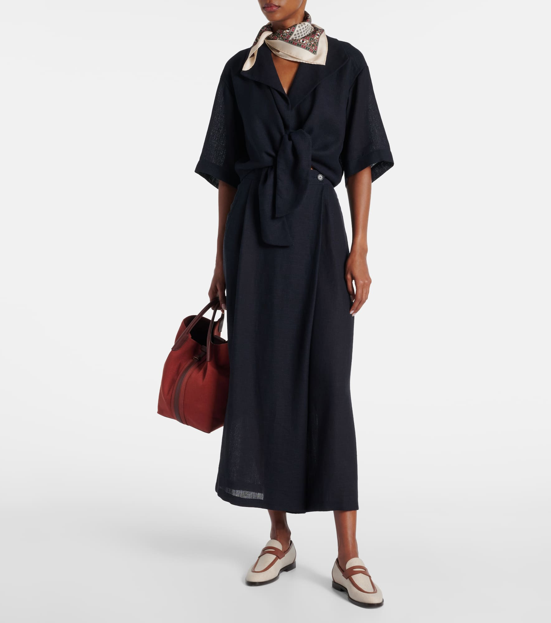 Lil linen wide-leg pants - 2