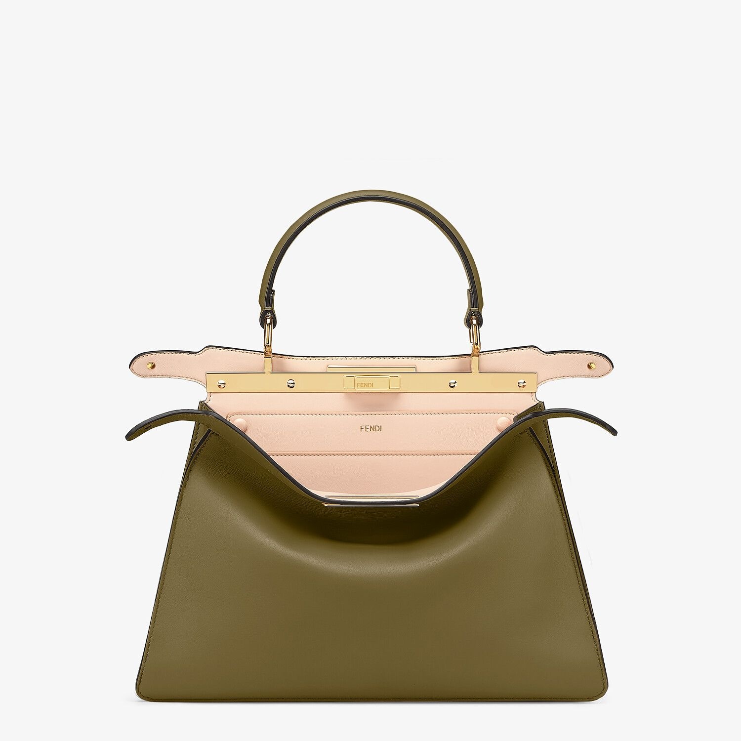 Green leather bag - 3