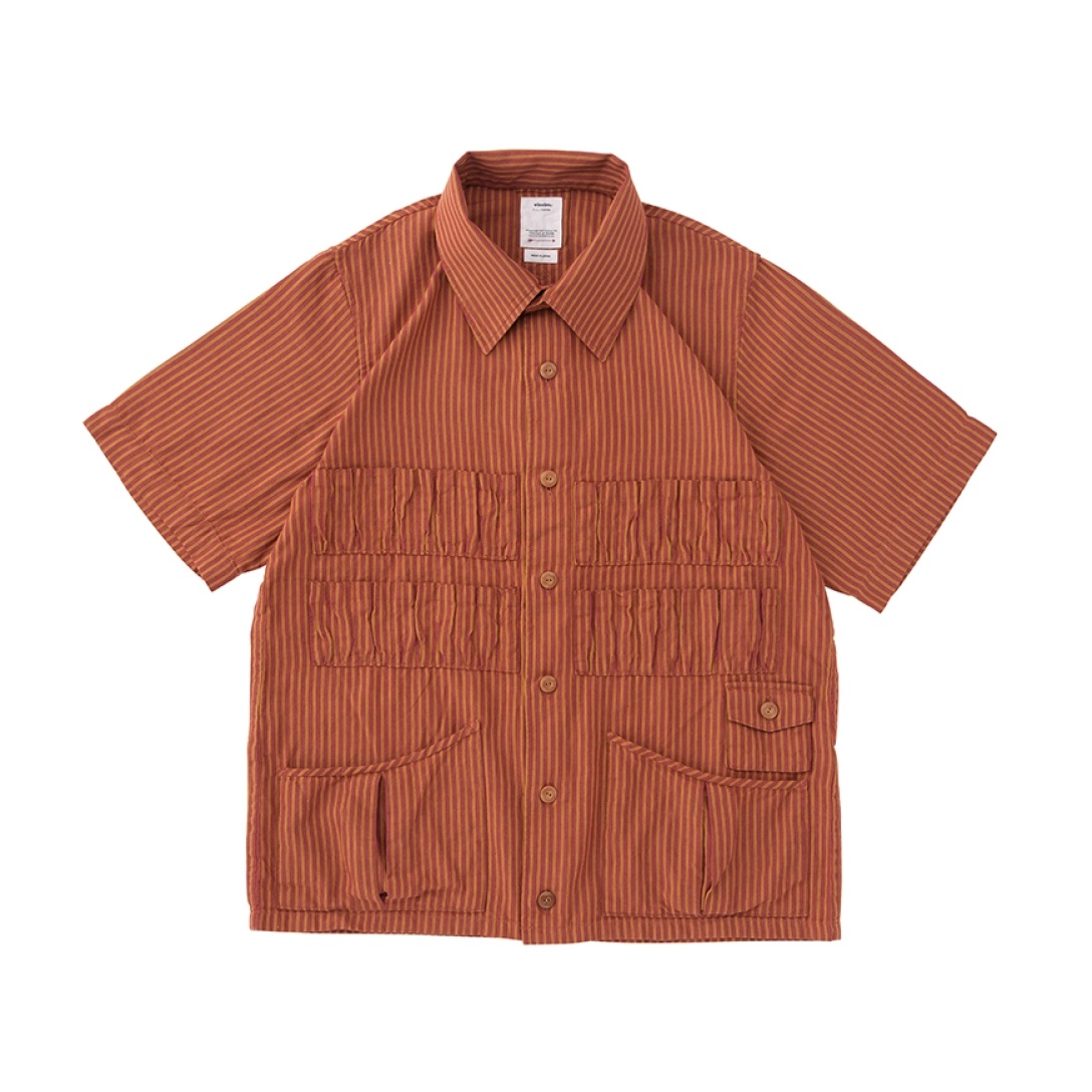 KETCHUM SHIRT S/S SANTOME (C/SI) RED STRIPE - 1