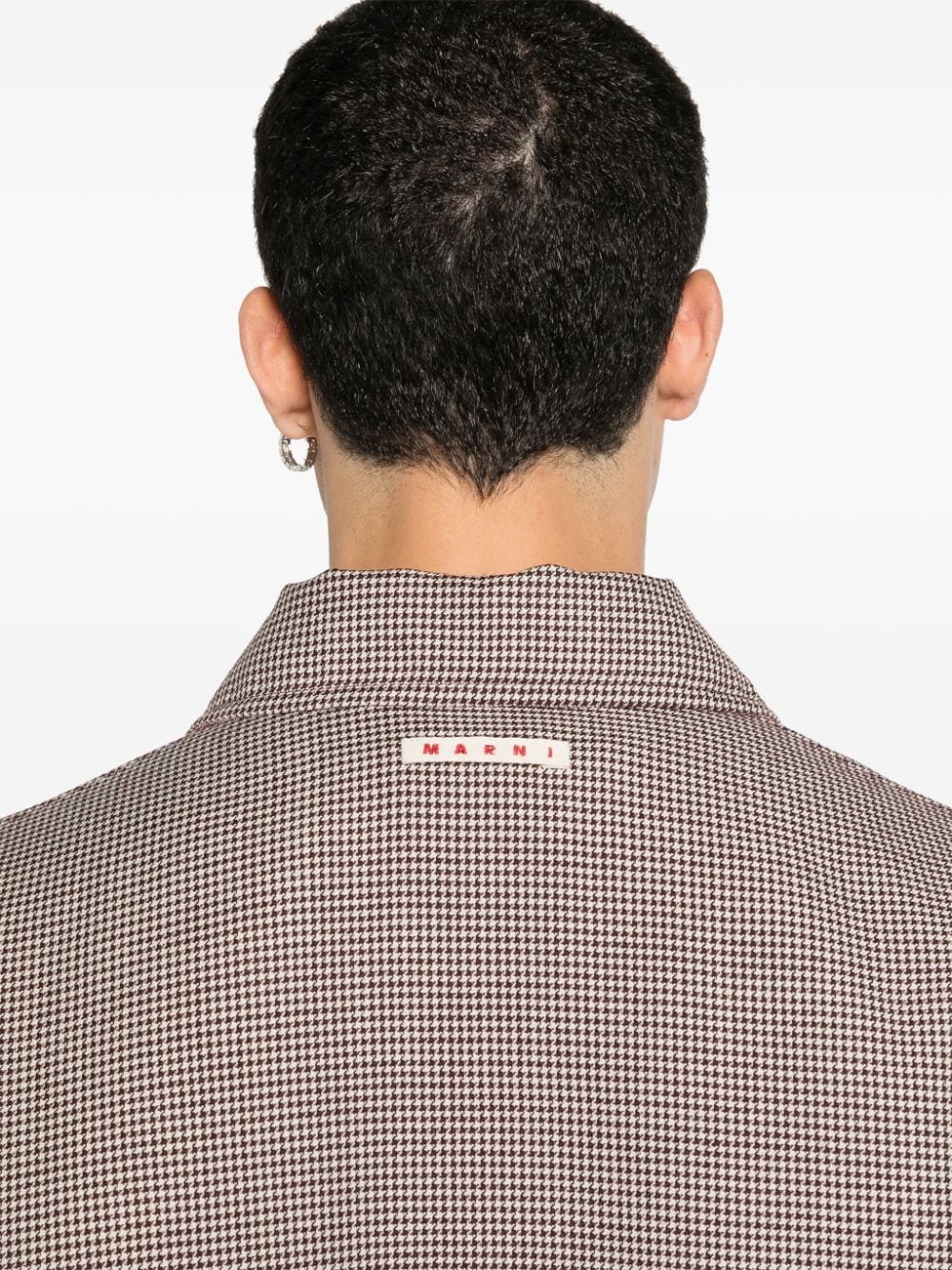houndstooth-jacquard shirt - 5