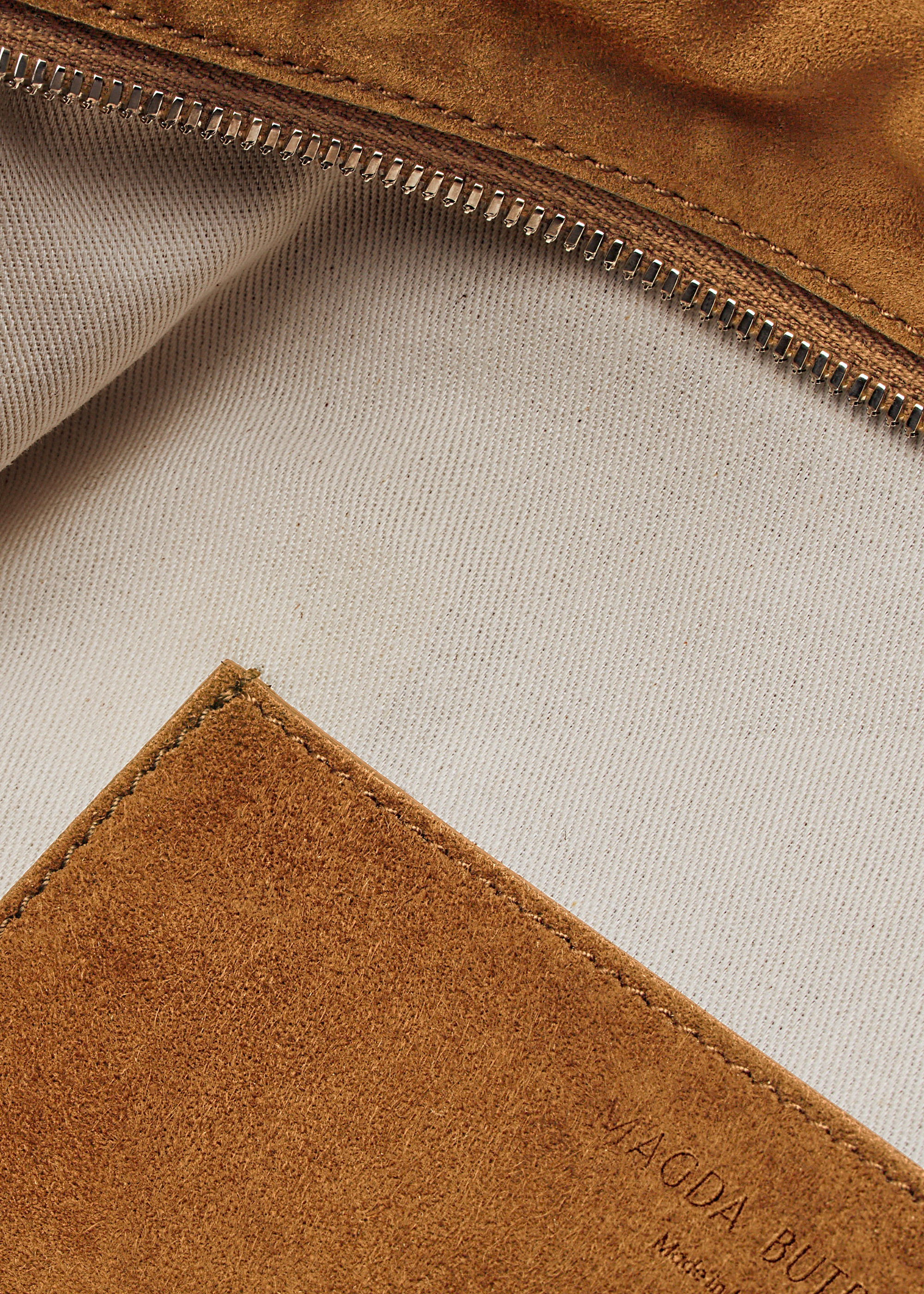 Brigitte bag in camel suede - 4