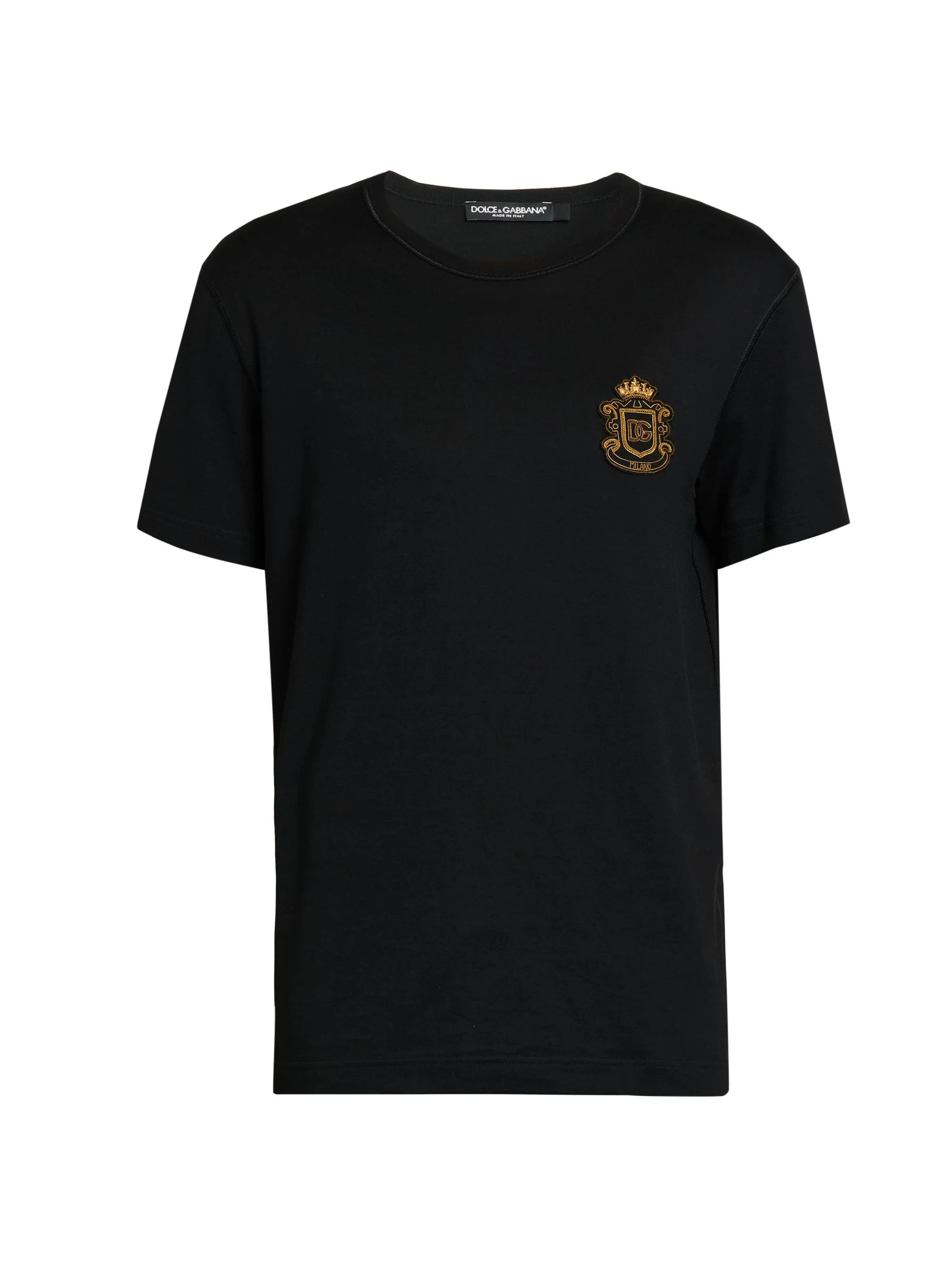Men's Logo Cotton T-Shirt - Nero - 1