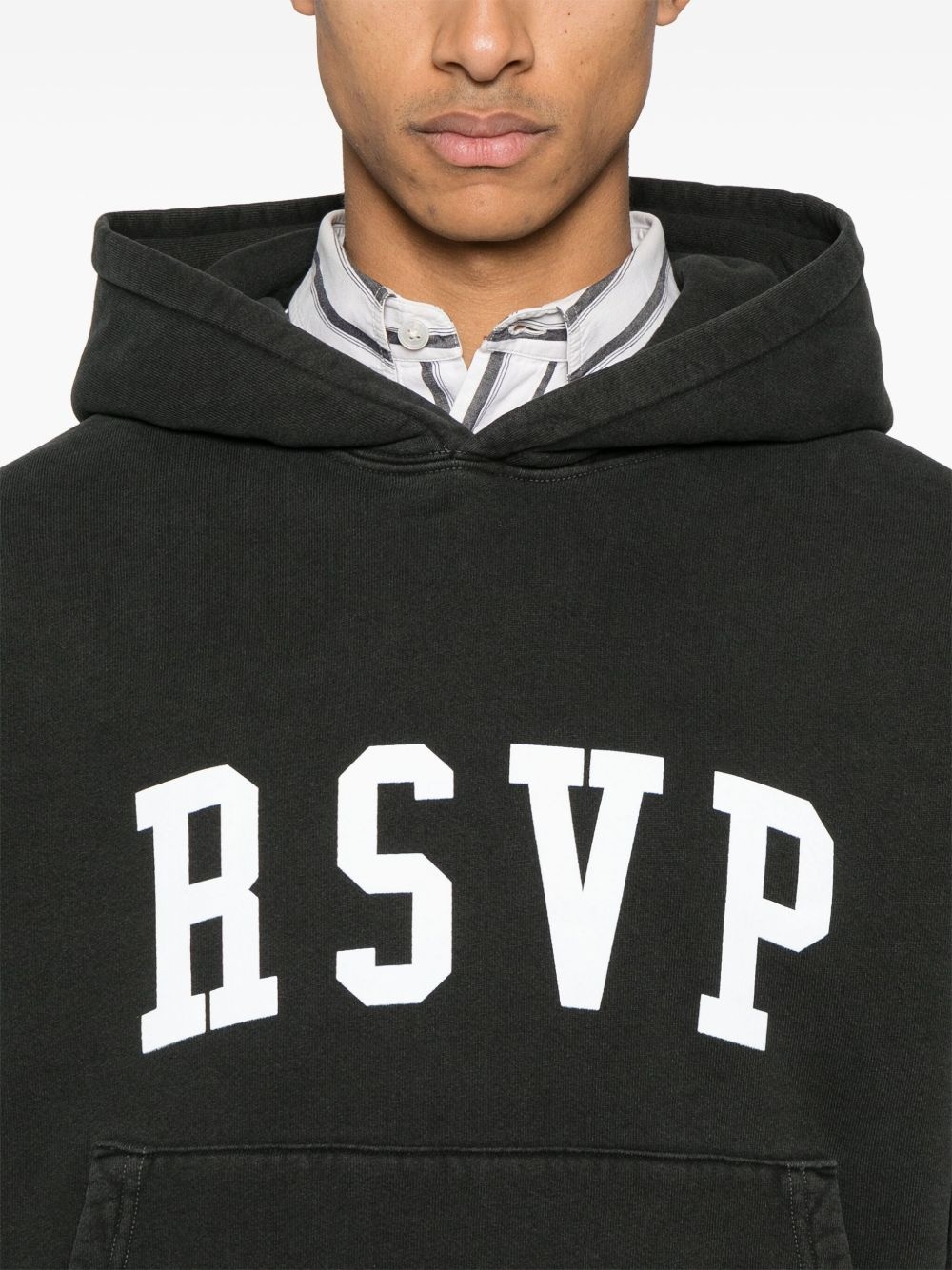 x RSVP logo-print hoodie - 5