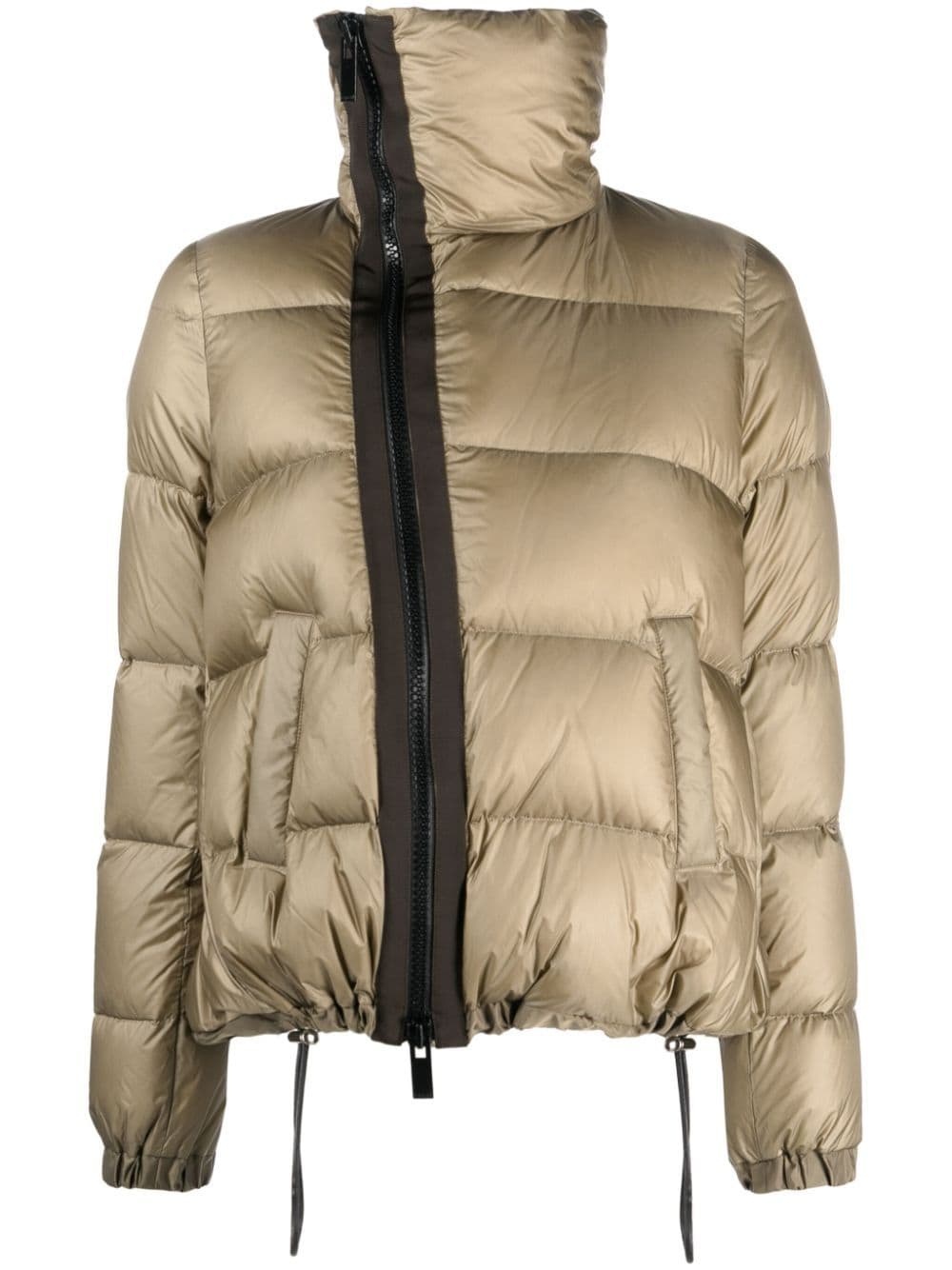 sacai high-neck zip-fastening padded jacket | REVERSIBLE