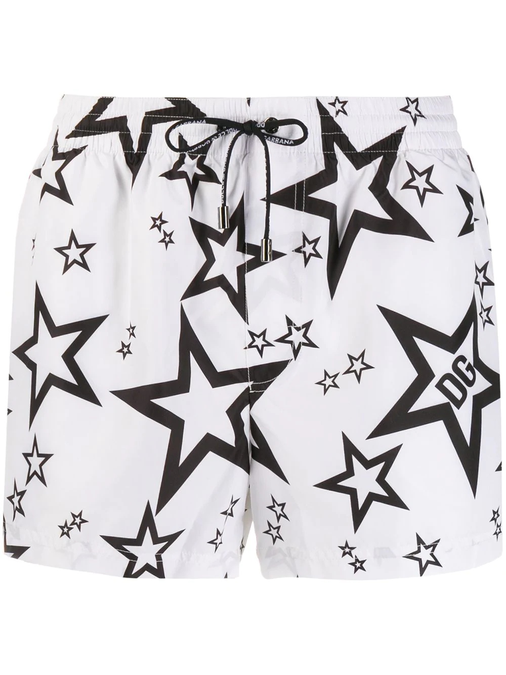 star print swim shorts - 1