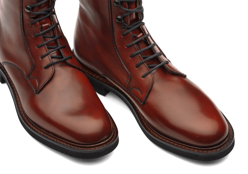 Wootton lw
Calf Leather Lace-Up Boot Brandy 4