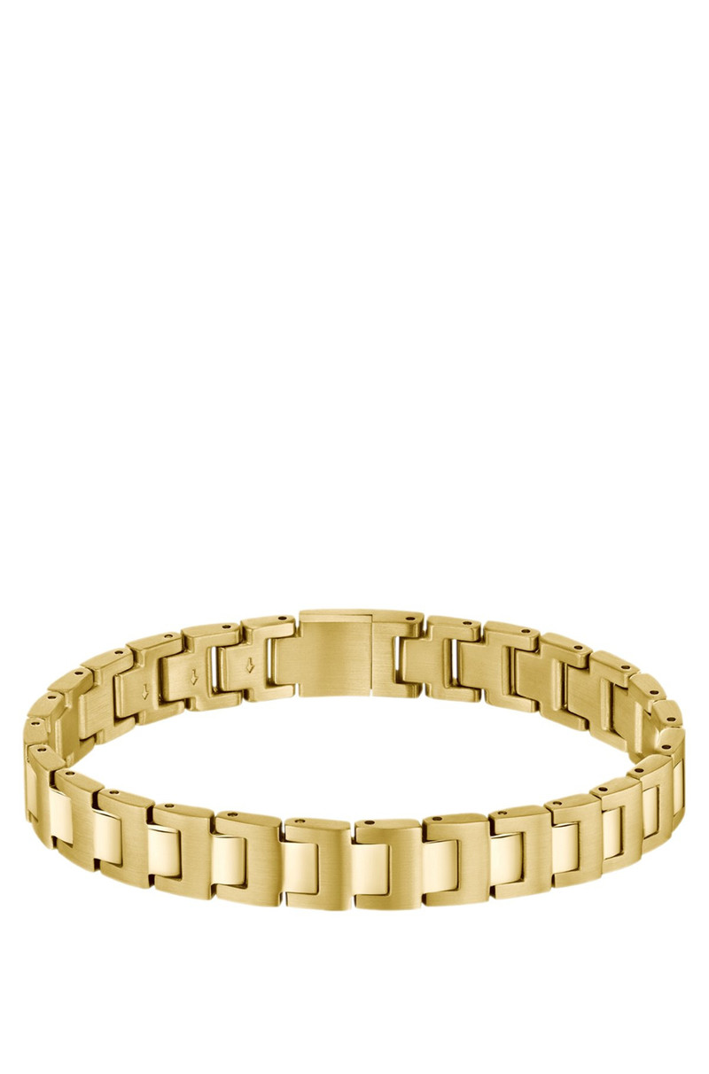 BOSS GOLD-TONE CUFF WITH LOGO CLASP outlook