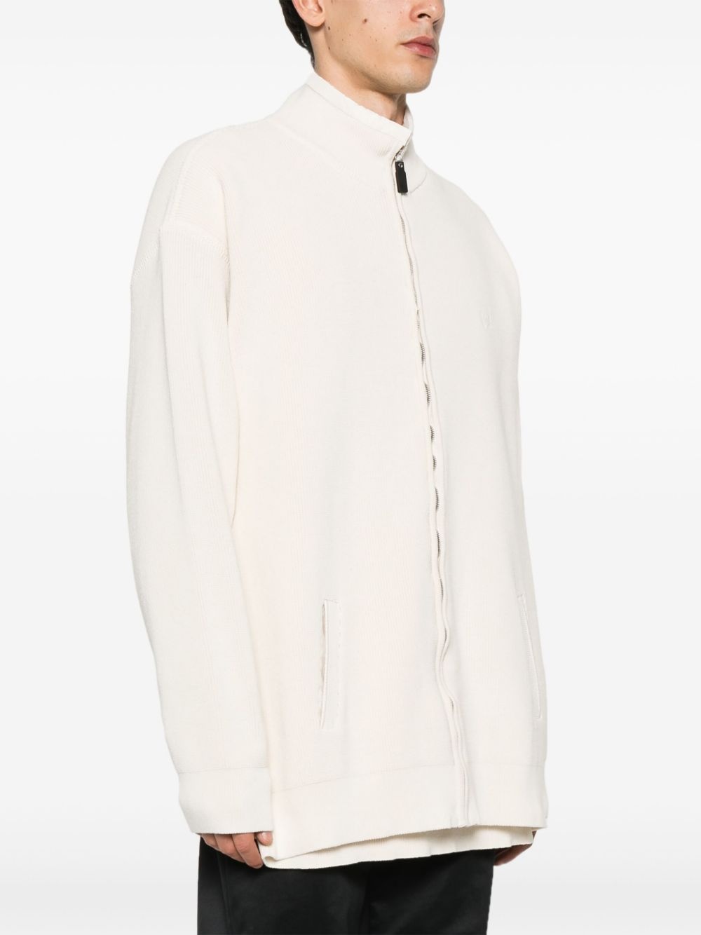 zip-up cardigan - 3