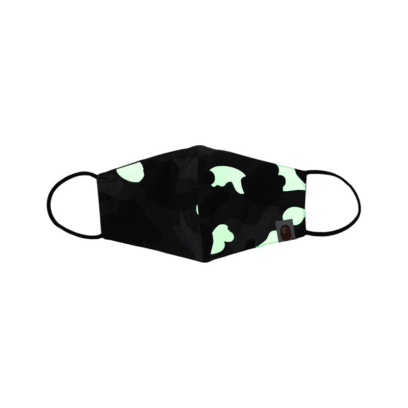 A BATHING APE® BAPE City Camo Mask 'Black' outlook