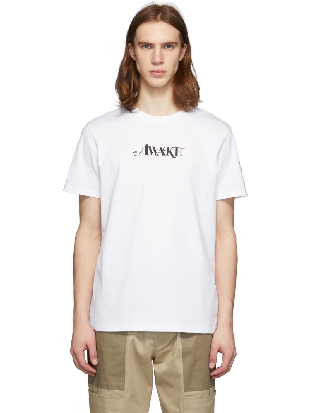 2 Moncler 1952 White Awake NY Edition Logo T-Shirt - 1