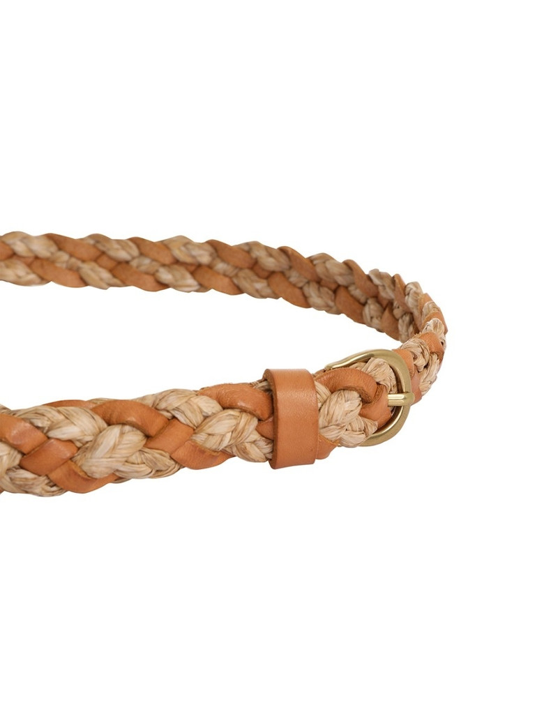 NARROW WOVEN BRAID BELT 3