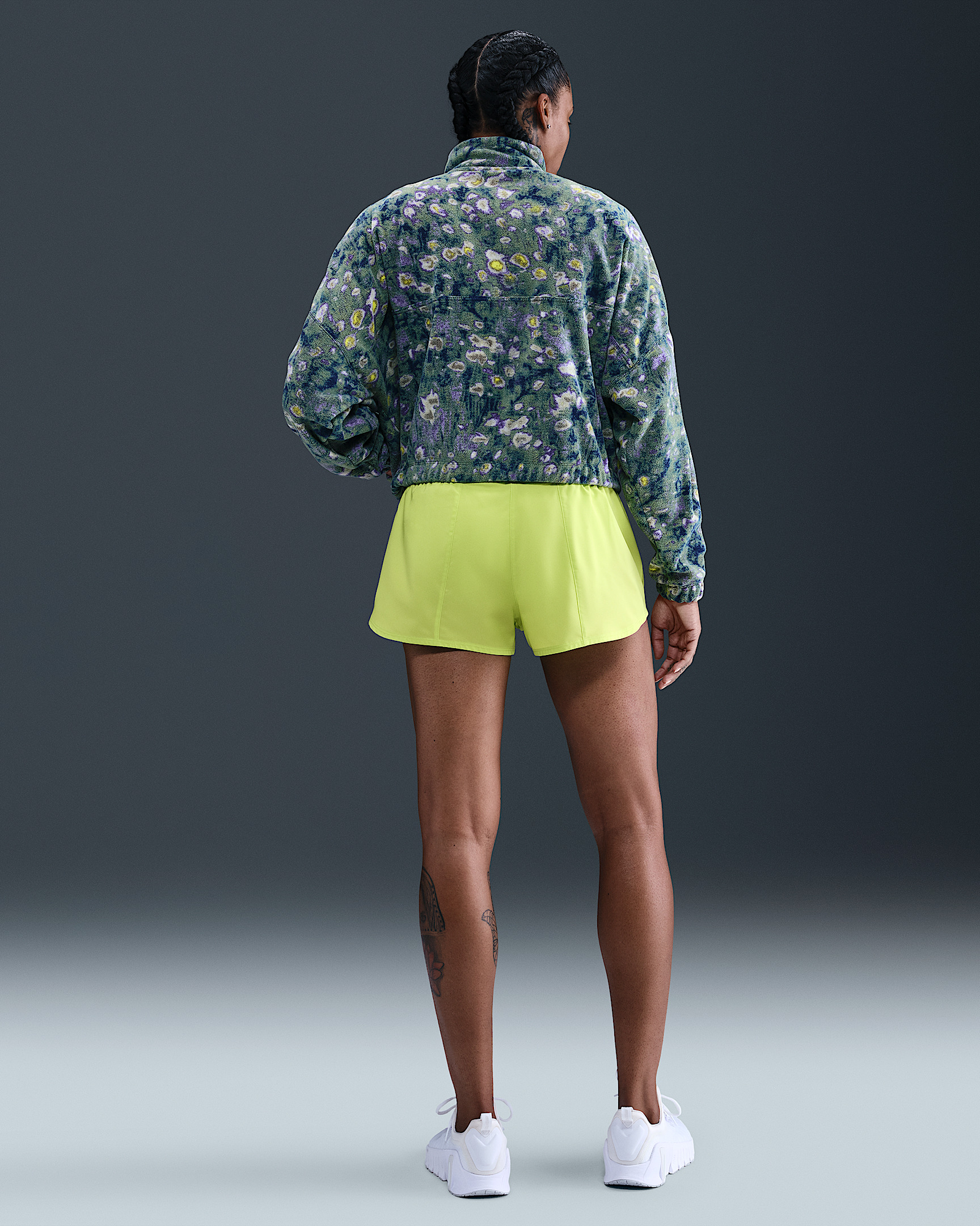 Nike One Women's Therma-FIT Oversized 1/2-Zip Fleece Top - 5