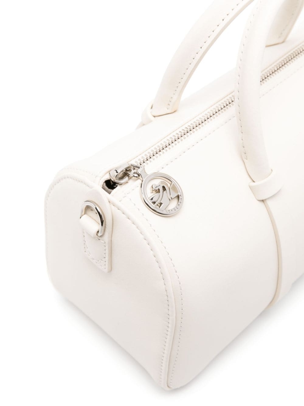 logo-debossed leather tote bag - 4