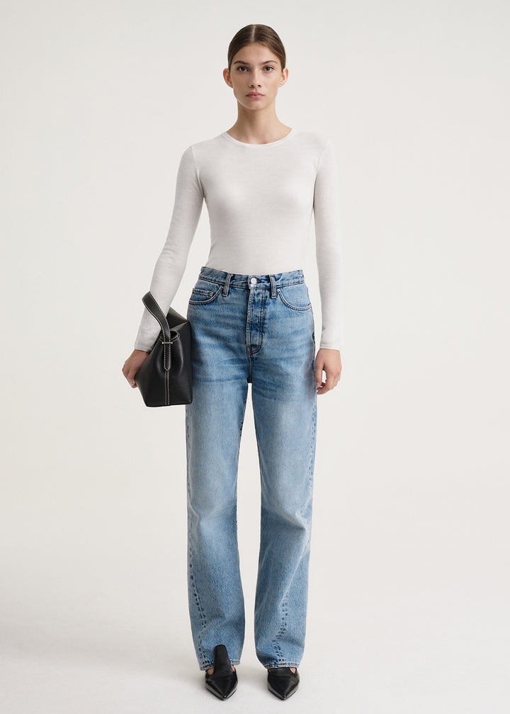 Thin cashmere top bone - 2