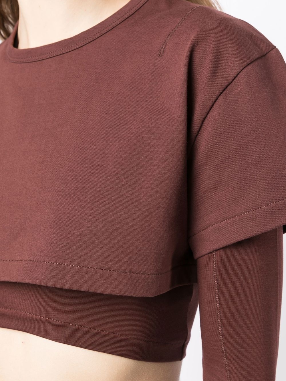 layered-effect long-sleeve T-shirt - 5