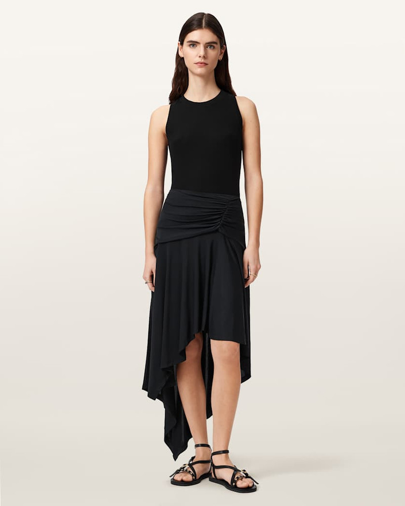 ANNALIE JERSEY MIDI SKIRT 5