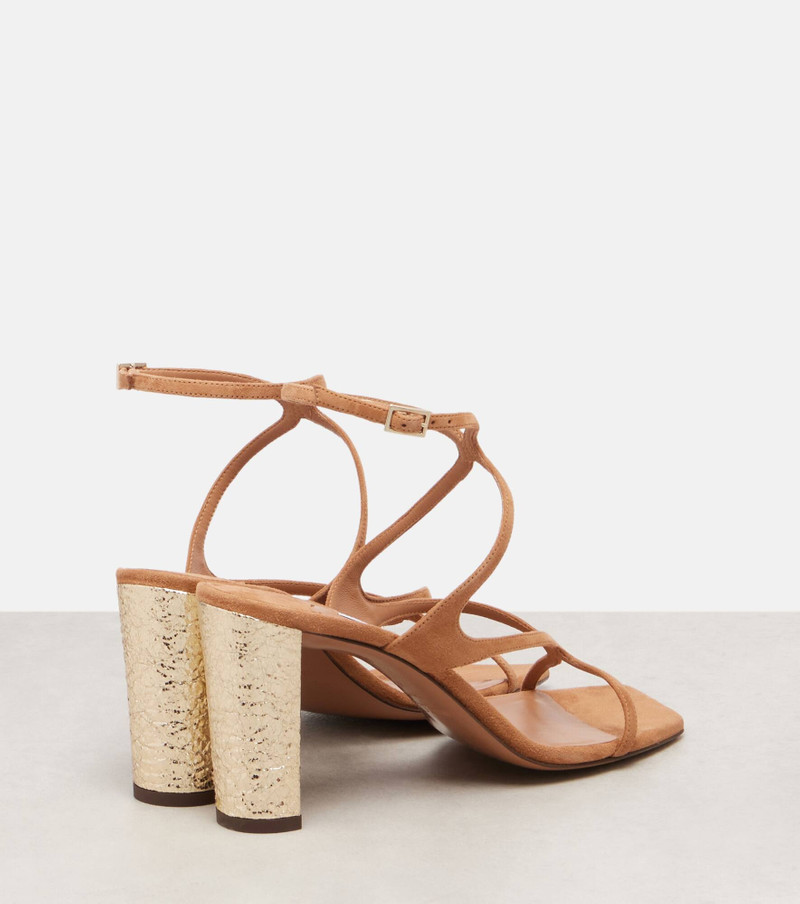 Azie 85 embellished suede sandals 2