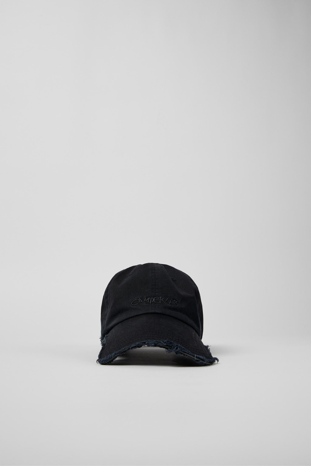 Dark Gray Cotton Cap (One Size) - 4