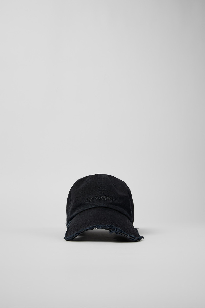 Dark Gray Cotton Cap (One Size) 4