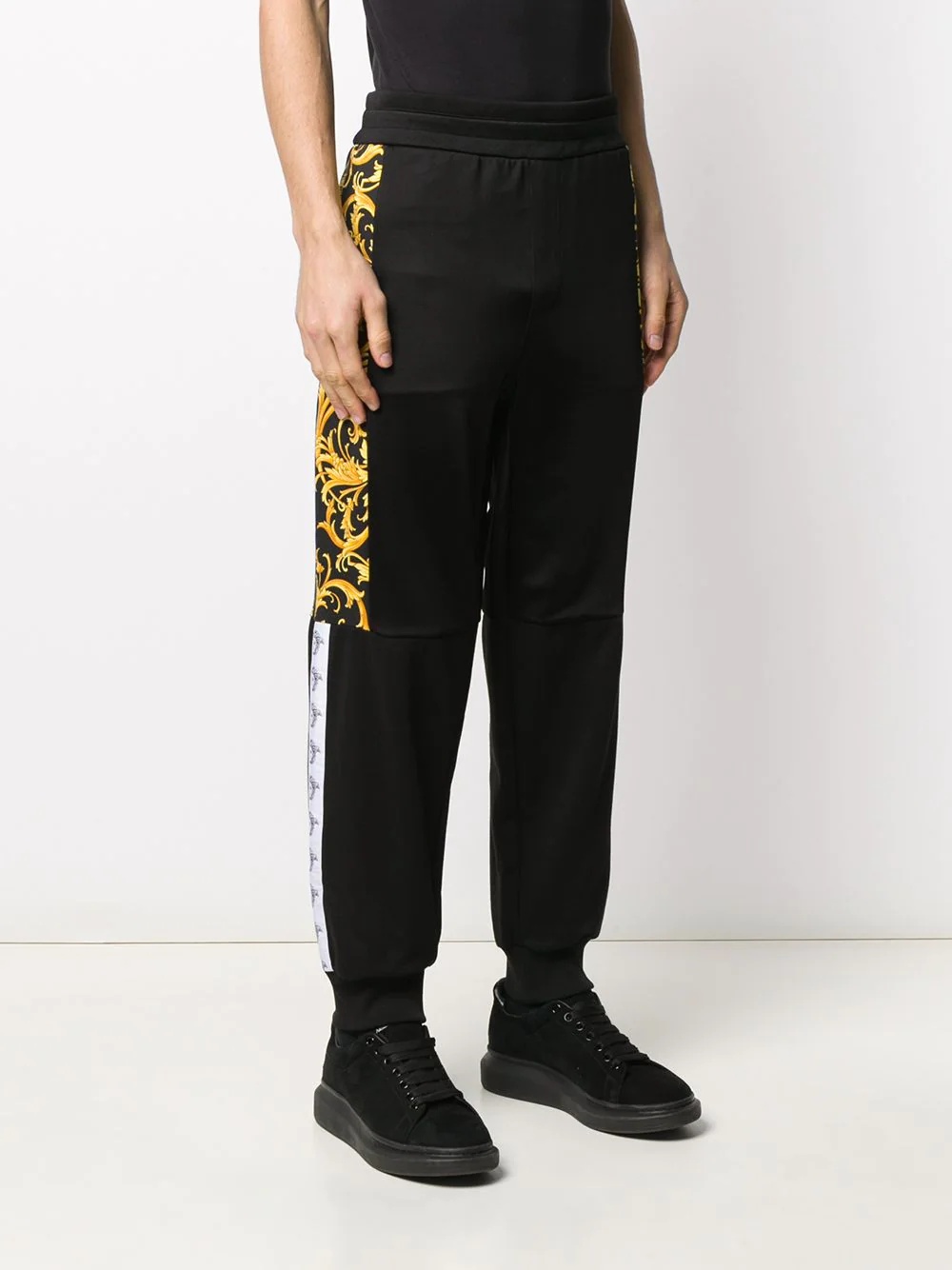 Barocco logo track pants - 3