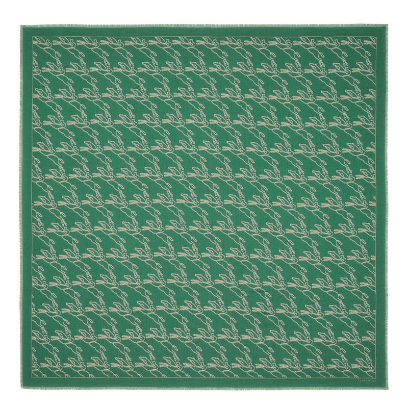 Chevaux recto verso Stole Sage - OTHER 1