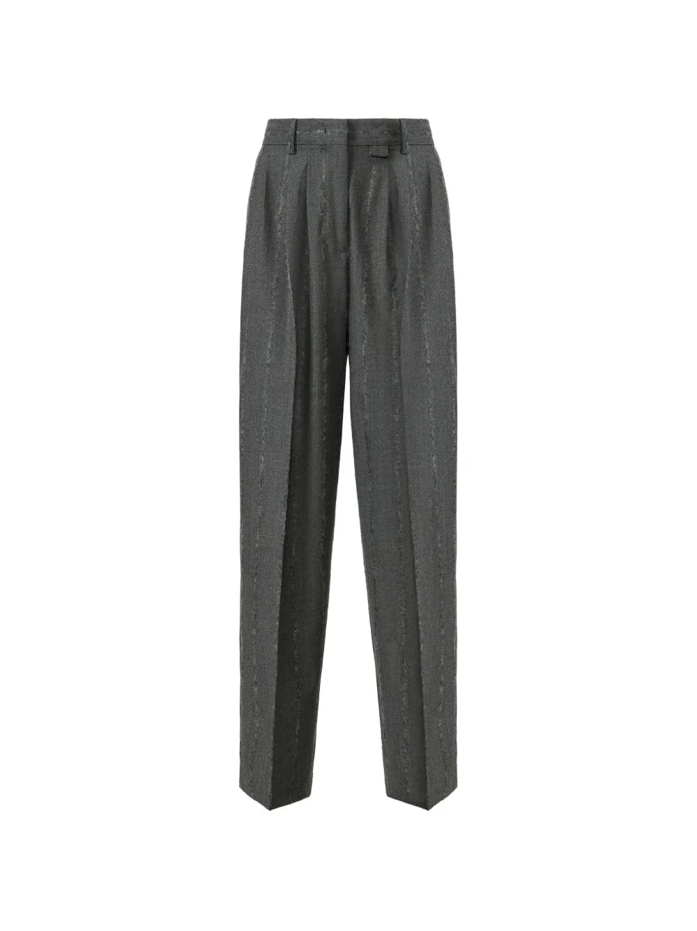 pinstripe-pattern trousers - 1