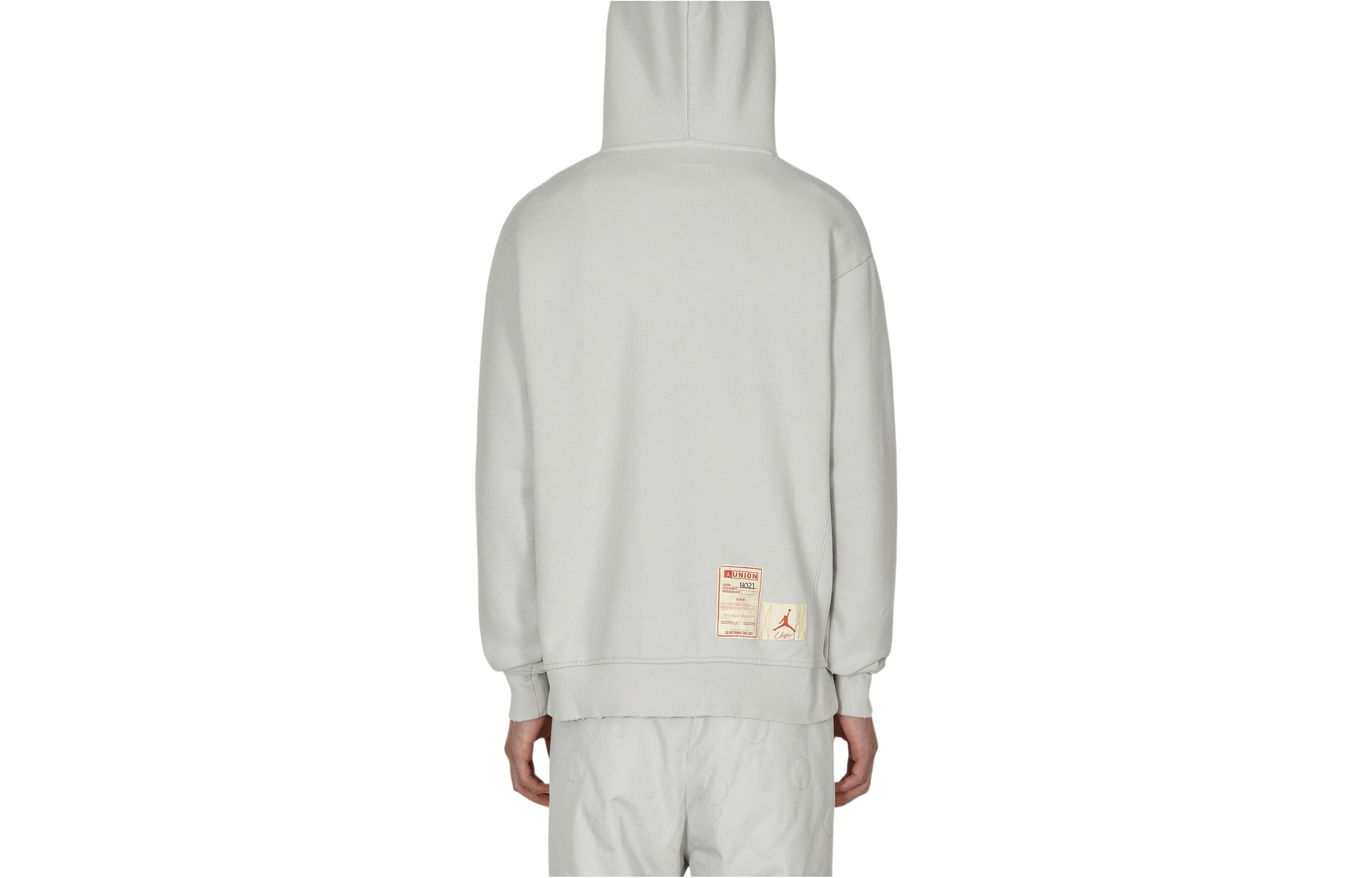 Air Jordan x Union M J Flc Hoodie 'Photon Dust' DJ9524-025 - 4