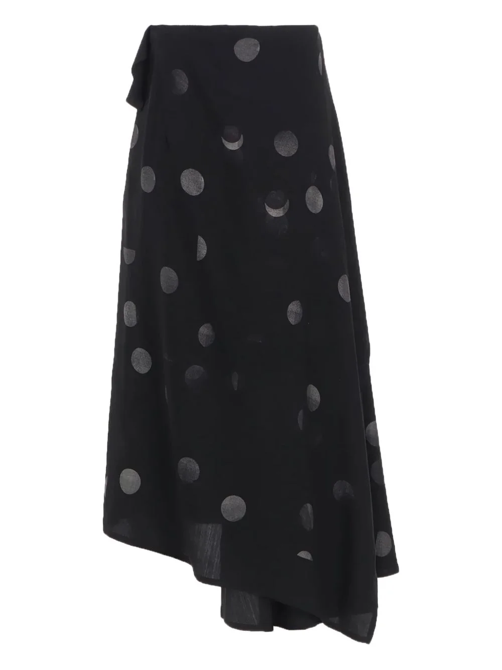 asymmetrical polka-dot skirt - 1
