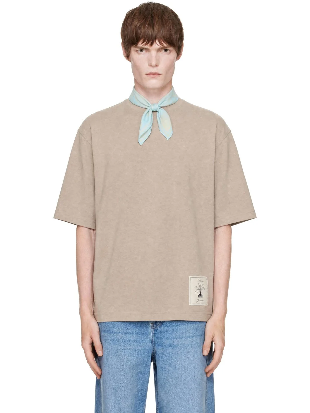 Taupe 'Le Torneo' T-shirt - 1
