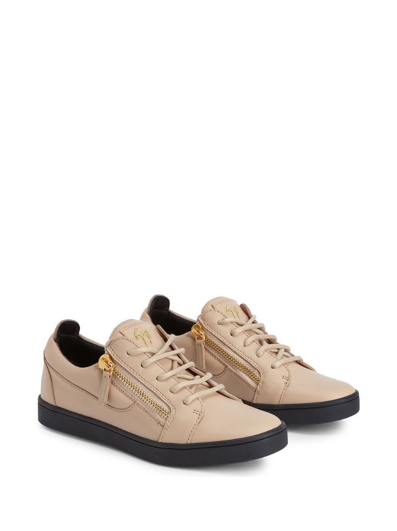 Nicki leather lace-up sneakers - 2