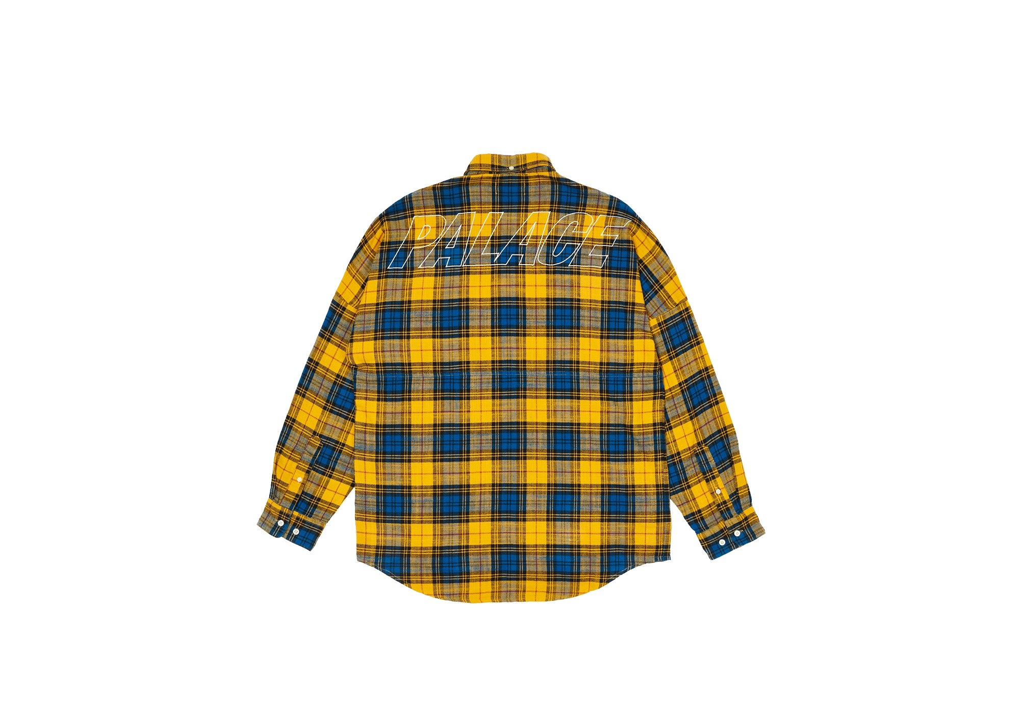 FLANNEL DROP SHOULDER SHIRT YELLOW - 2