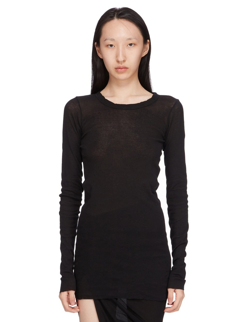 fine-ribbed long-sleeve T-shirt - 1