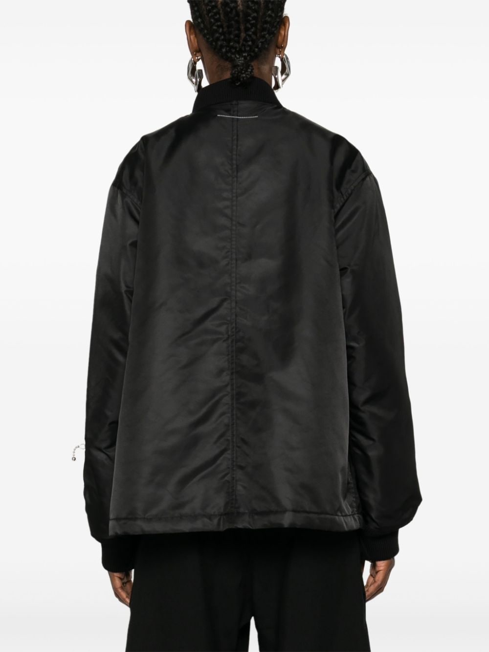 signature single-stitch logo bomber jacket - 4