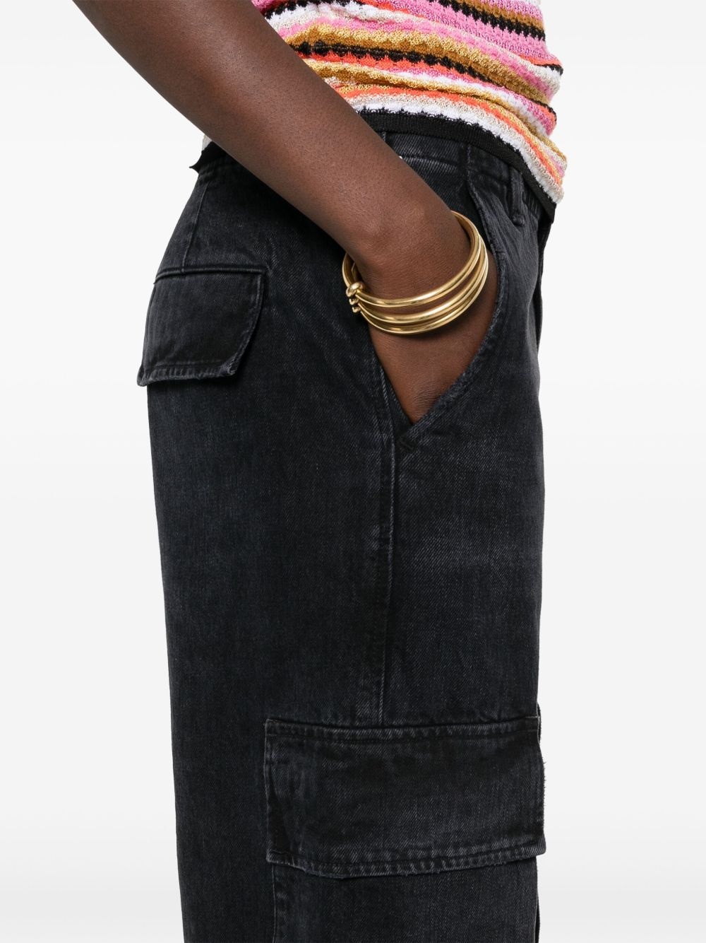 Delena straight-leg cargo jeans - 5