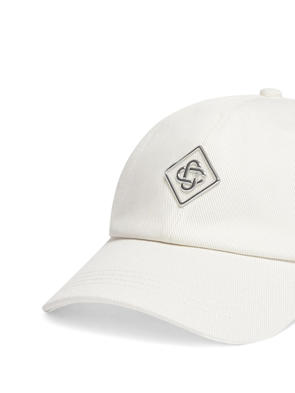 logo-patch cotton cap - 2