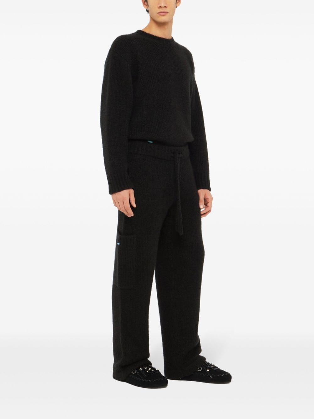 finest rib-knitted trousers - 4